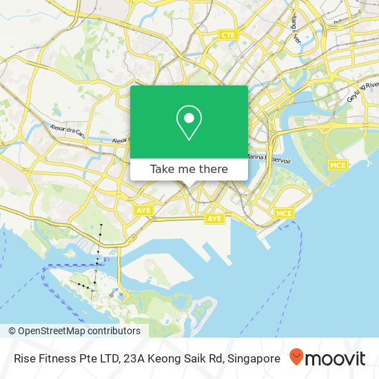 Rise Fitness Pte LTD, 23A Keong Saik Rd map