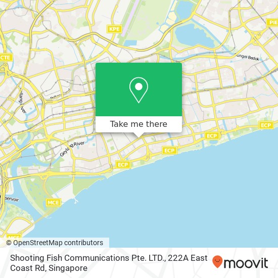 Shooting Fish Communications Pte. LTD., 222A East Coast Rd map