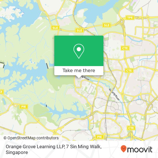Orange Grove Learning LLP, 7 Sin Ming Walk map