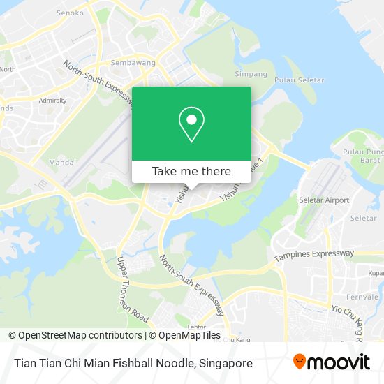 Tian Tian Chi Mian Fishball Noodle map