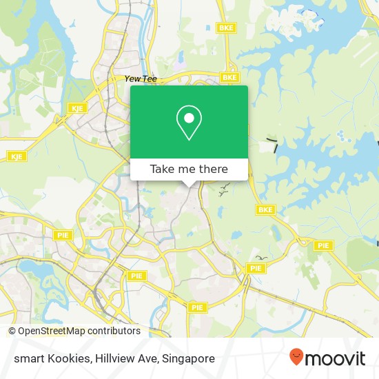 smart Kookies, Hillview Ave地图