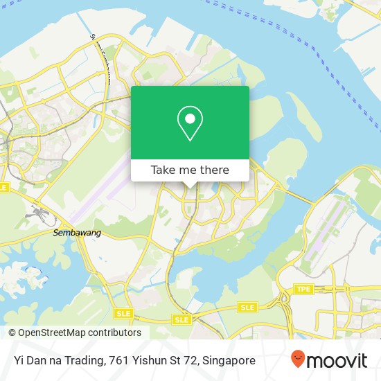 Yi Dan na Trading, 761 Yishun St 72 map
