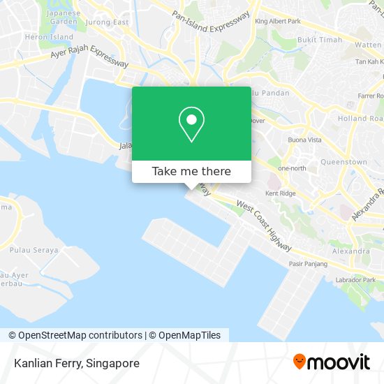 Kanlian Ferry map
