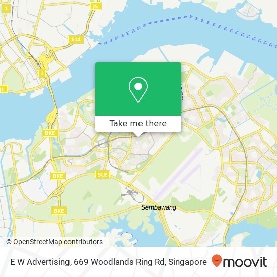 E W Advertising, 669 Woodlands Ring Rd map
