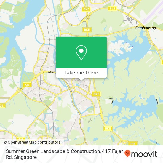 Summer Green Landscape & Construction, 417 Fajar Rd map