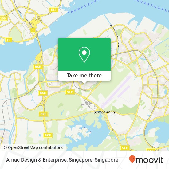 Amac Design & Enterprise, Singapore map