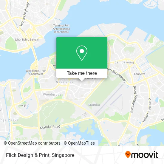 Flick Design & Print map