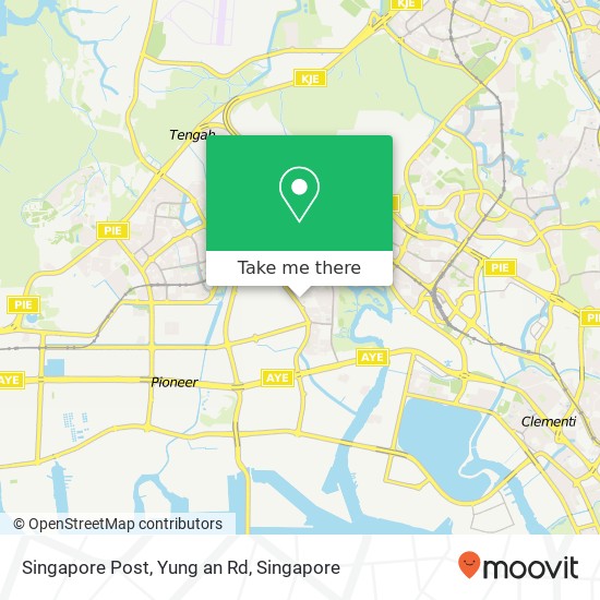 Singapore Post, Yung an Rd map