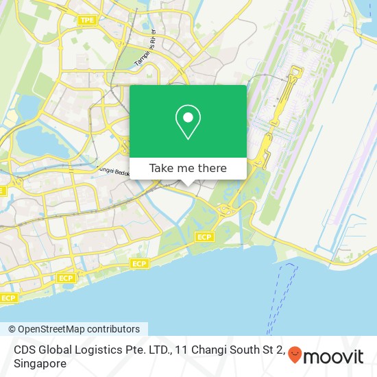 CDS Global Logistics Pte. LTD., 11 Changi South St 2 map