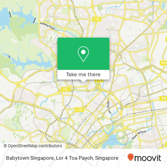 Babytown Singapore, Lor 4 Toa Payoh map