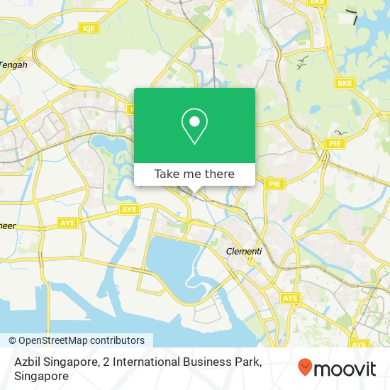 Azbil Singapore, 2 International Business Park map
