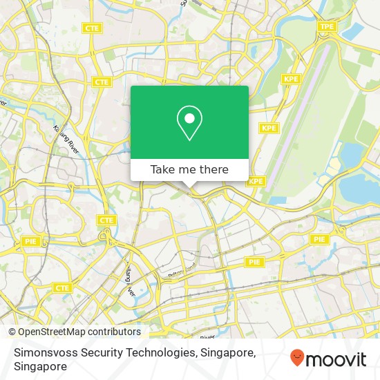 Simonsvoss Security Technologies, Singapore map