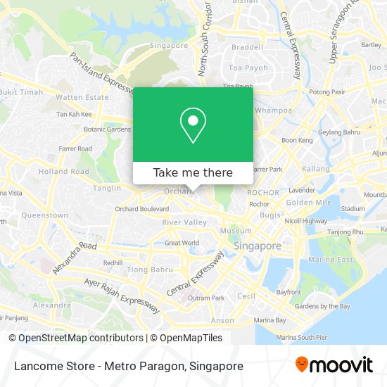 Lancome Store - Metro Paragon map