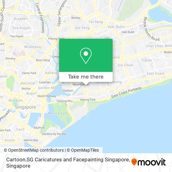 Cartoon.SG Caricatures and Facepainting Singapore map