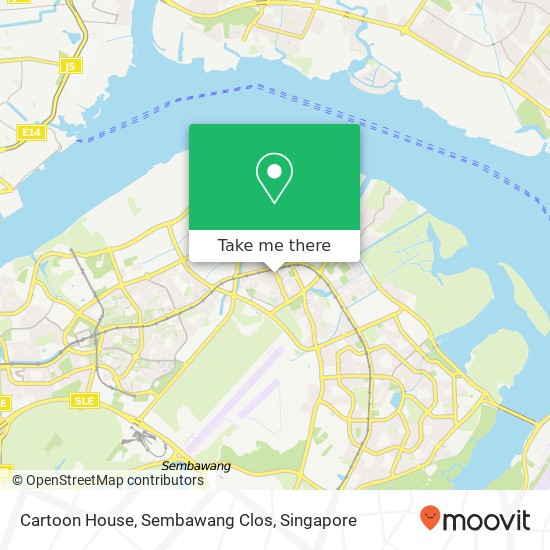 Cartoon House, Sembawang Clos map