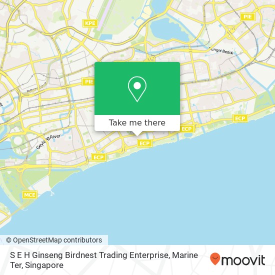 S E H Ginseng Birdnest Trading Enterprise, Marine Ter map