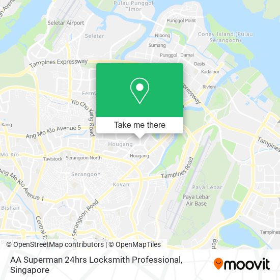 AA Superman 24hrs Locksmith Professional map