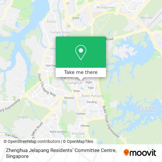 Zhenghua Jelapang Residents' Committee Centre map