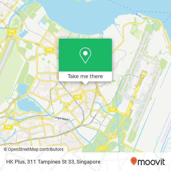 HK Plus, 311 Tampines St 33 map