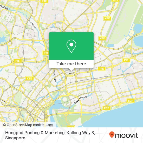 Hongpad Printing & Marketing, Kallang Way 3地图