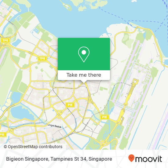 Bigieon Singapore, Tampines St 34 map