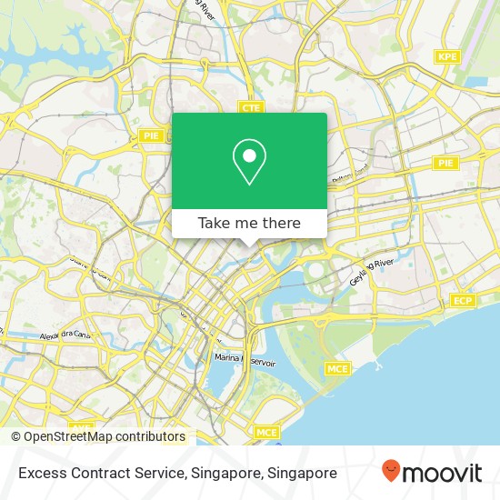 Excess Contract Service, Singapore地图