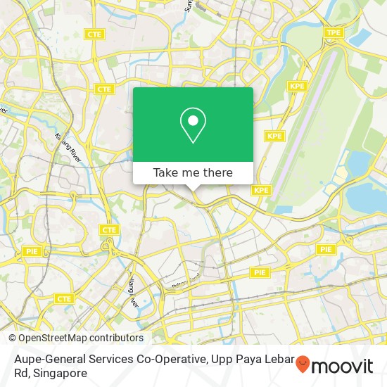 Aupe-General Services Co-Operative, Upp Paya Lebar Rd map