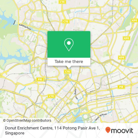 Donut Enrichment Centre, 114 Potong Pasir Ave 1地图