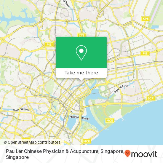 Pau Ler Chinese Physician & Acupuncture, Singapore地图