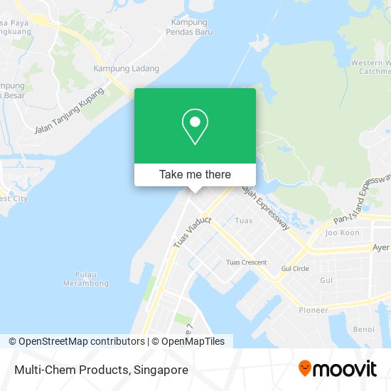 Multi-Chem Products map