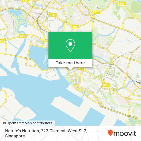 Nature's Nutrition, 723 Clementi West St 2地图