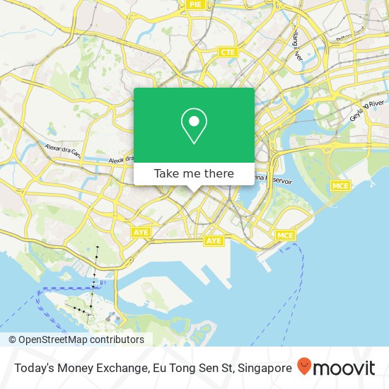 Today's Money Exchange, Eu Tong Sen St地图