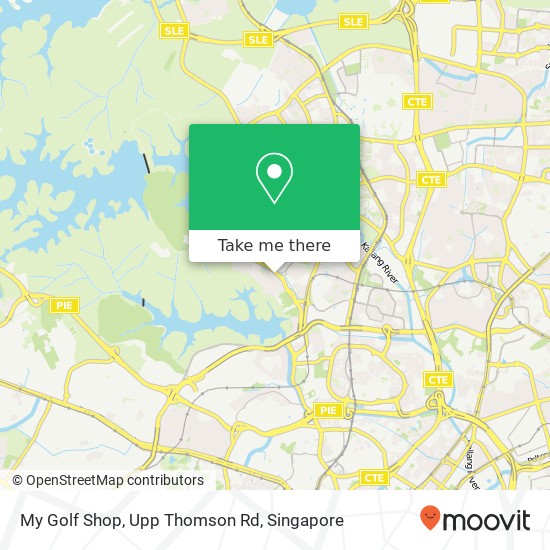 My Golf Shop, Upp Thomson Rd地图