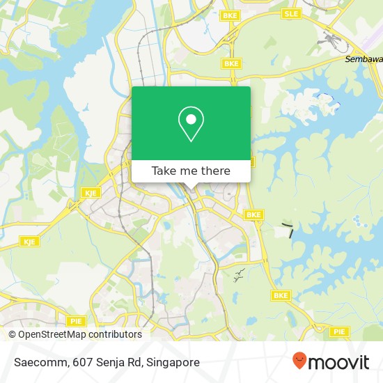 Saecomm, 607 Senja Rd map