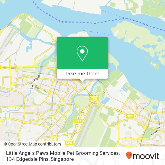 Little Angel's Paws Mobile Pet Grooming Services, 134 Edgedale Plns map