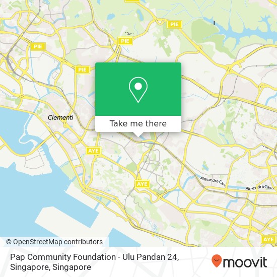 Pap Community Foundation - Ulu Pandan 24, Singapore地图