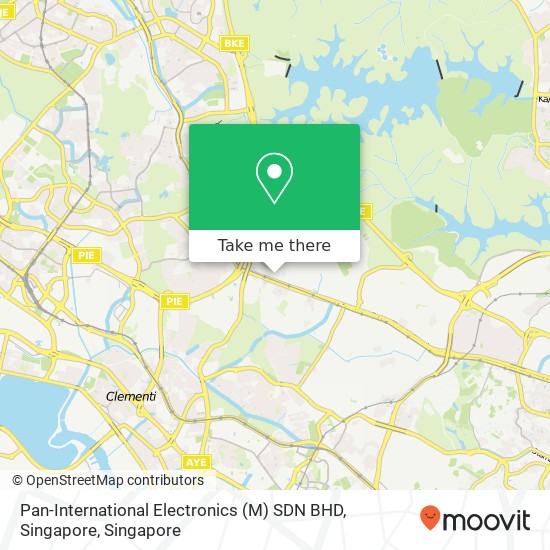 Pan-International Electronics (M) SDN BHD, Singapore map