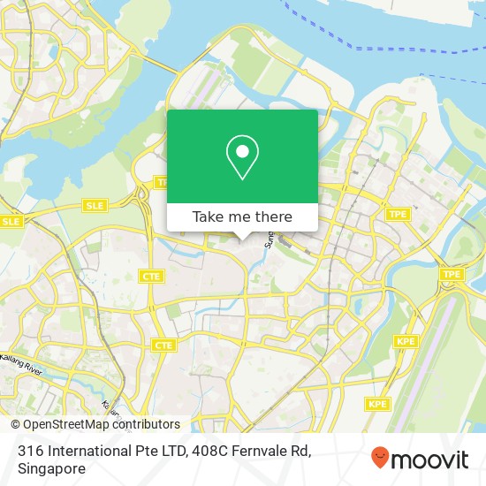 316 International Pte LTD, 408C Fernvale Rd map