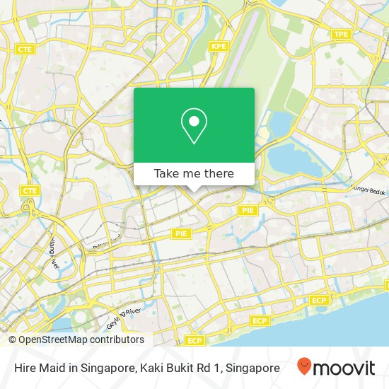 Hire Maid in Singapore, Kaki Bukit Rd 1地图