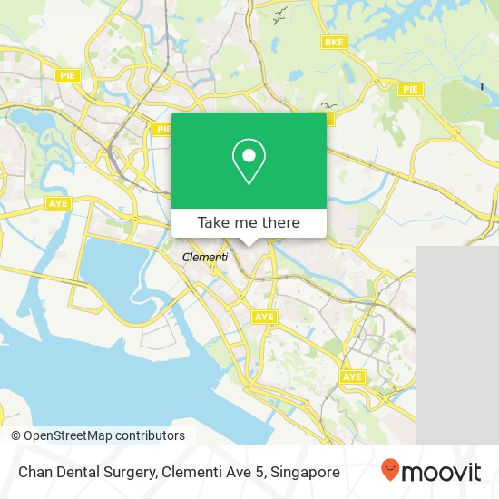 Chan Dental Surgery, Clementi Ave 5地图