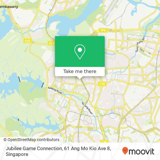 Jubilee Game Connection, 61 Ang Mo Kio Ave 8地图