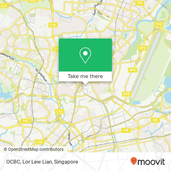 OCBC, Lor Lew Lian map