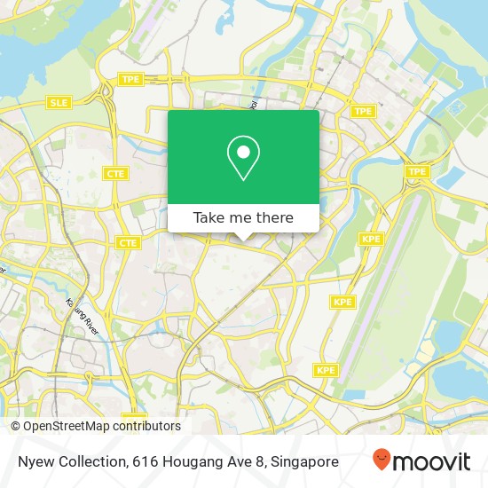 Nyew Collection, 616 Hougang Ave 8地图