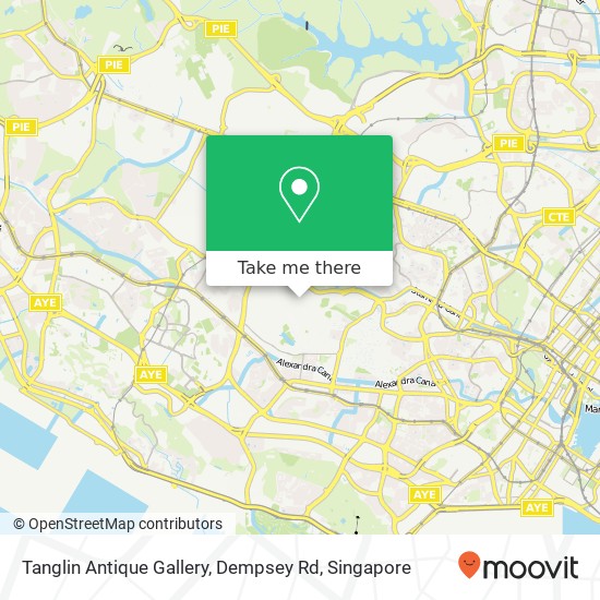 Tanglin Antique Gallery, Dempsey Rd map