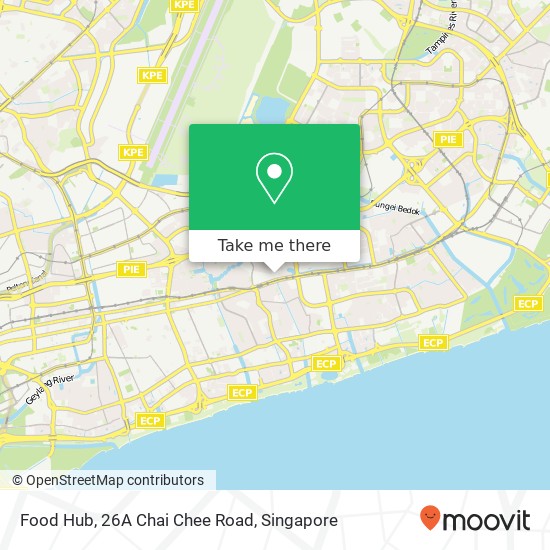 Food Hub, 26A Chai Chee Road地图