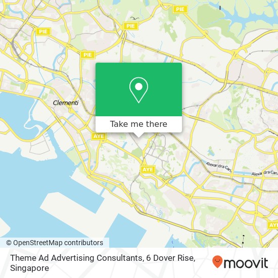 Theme Ad Advertising Consultants, 6 Dover Rise地图