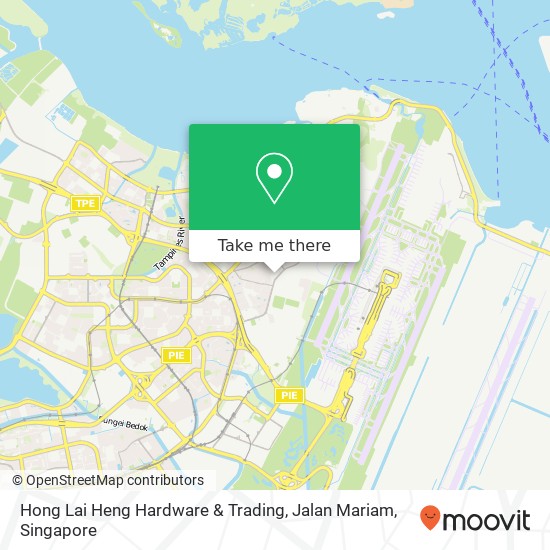 Hong Lai Heng Hardware & Trading, Jalan Mariam地图