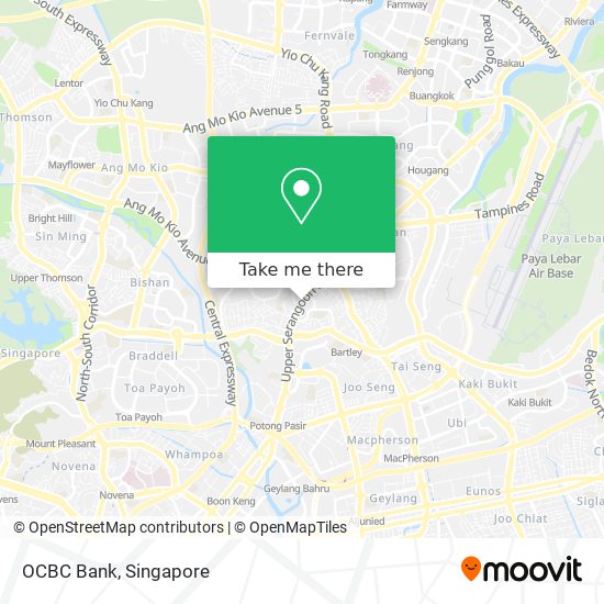 OCBC Bank map