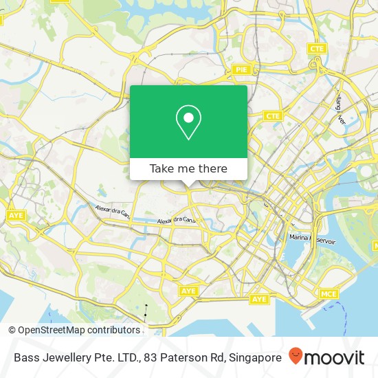 Bass Jewellery Pte. LTD., 83 Paterson Rd map