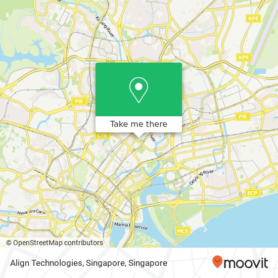 Align Technologies, Singapore map